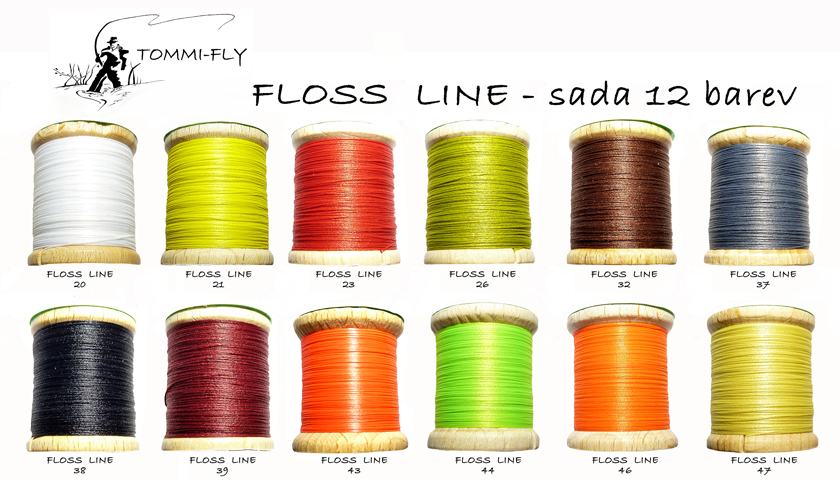 FLOSS LINE - set 12 barev