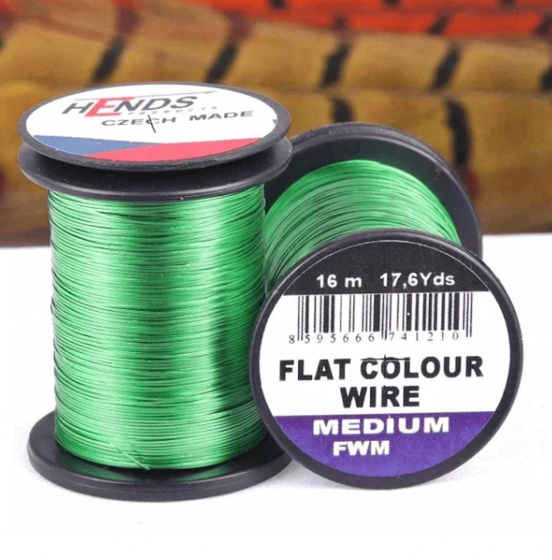 FLAT COLOUR WIRE MEDIUM - LIGHT GREEN FWM08