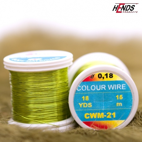 COLOUR WIRE - Chartreuse kroužkovací drátek