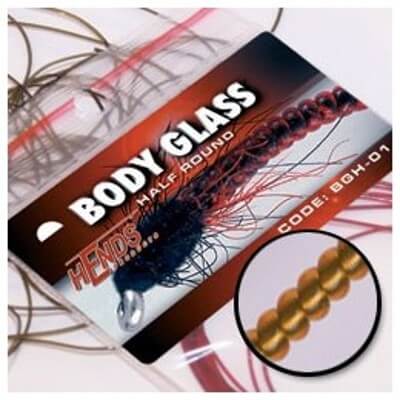 Oranžový bodyglass - kulatý