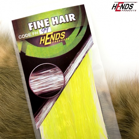 FINE HAIR - Žluté signální perleťové vlasy