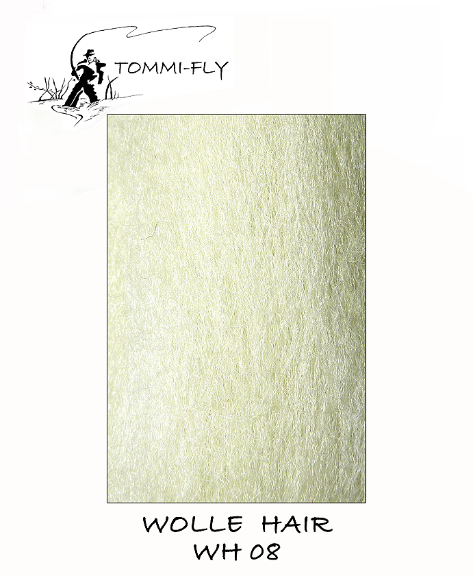 WOLLE HAIR - šedozelená