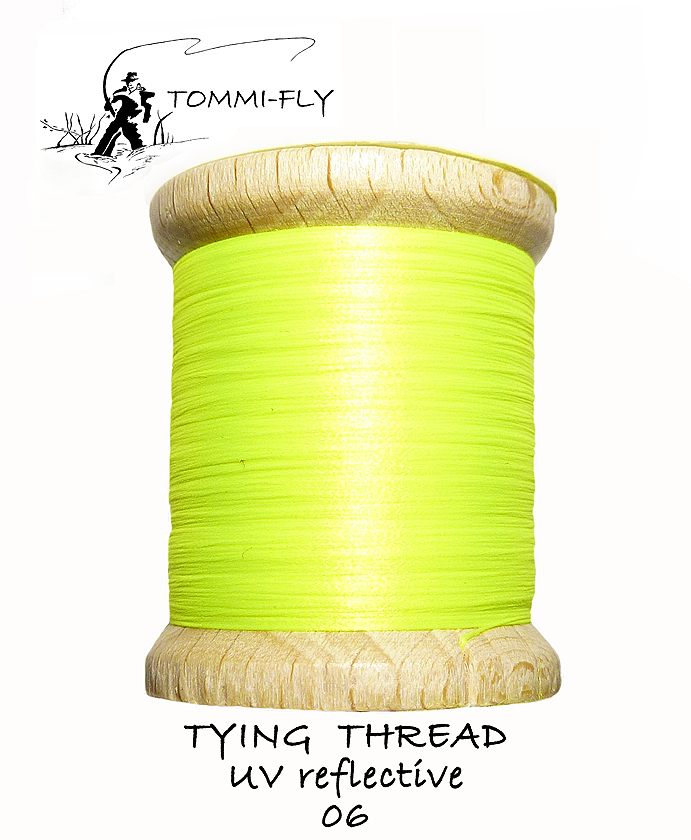 TYING THREAD UV REFLECTIVE - fluo žlutá