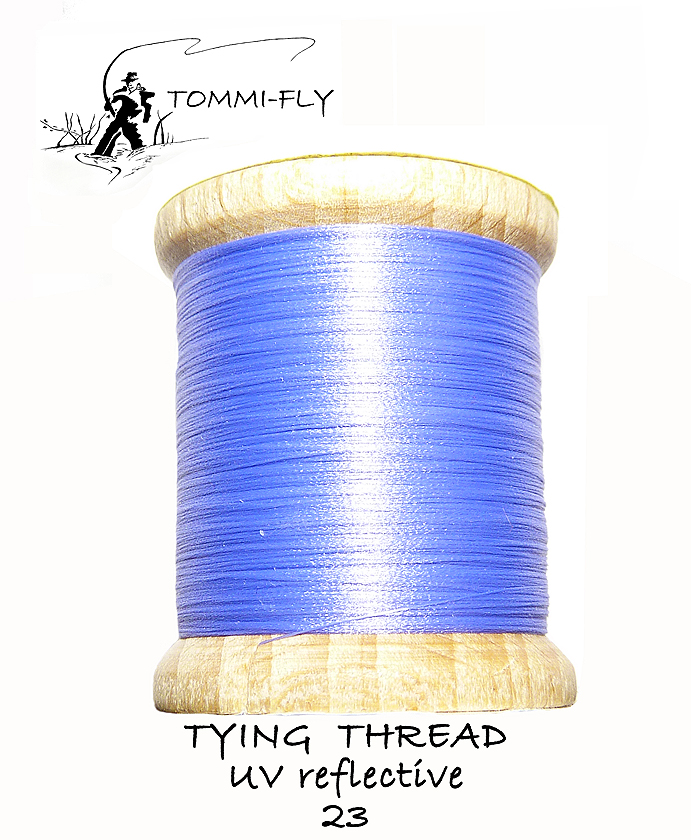 TYING THREAD UV REFLECTIVE - modro fialová