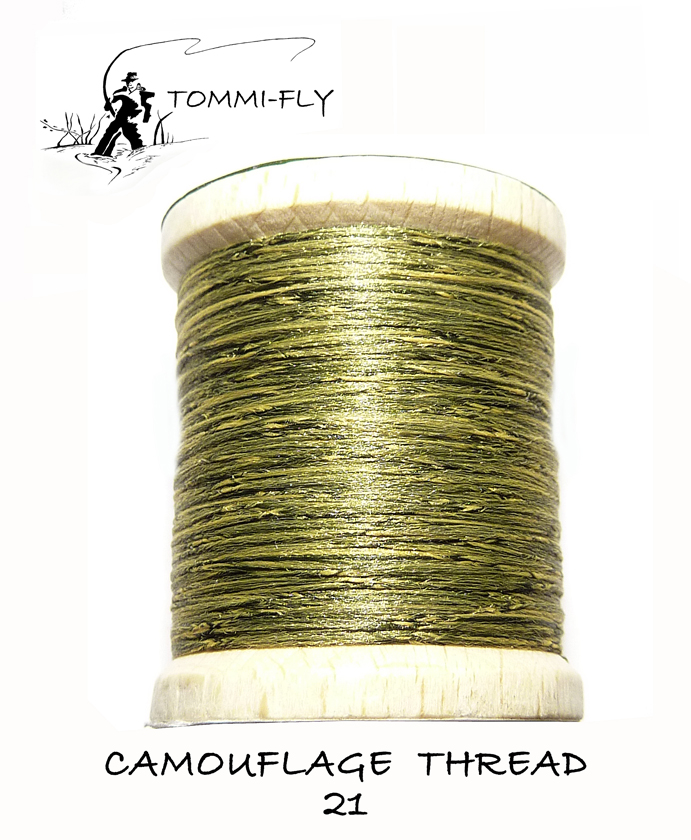CAMOUFLAGE THREAD - green-brown