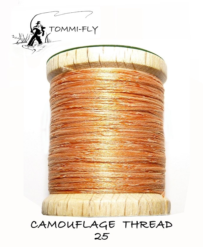 CAMOUFLAGE THREAD - cihlova červená