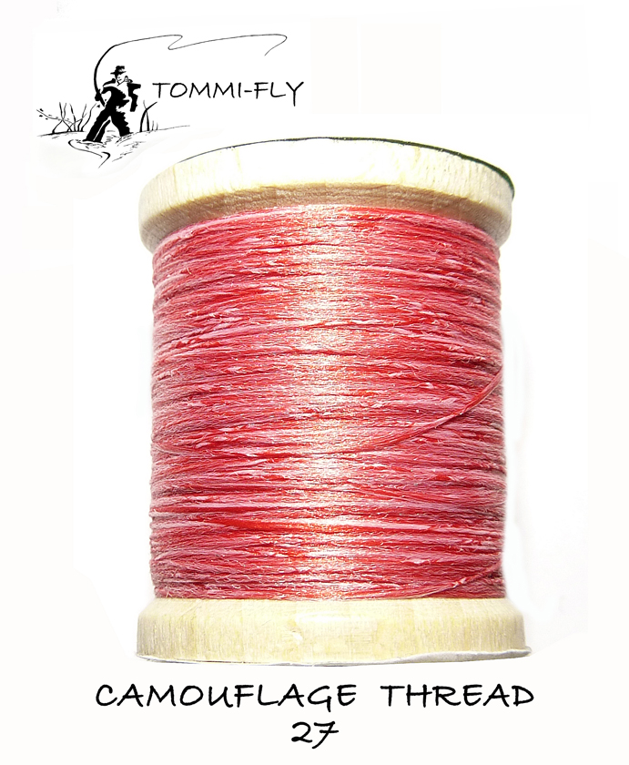 CAMOUFLAGE THREAD - hot red