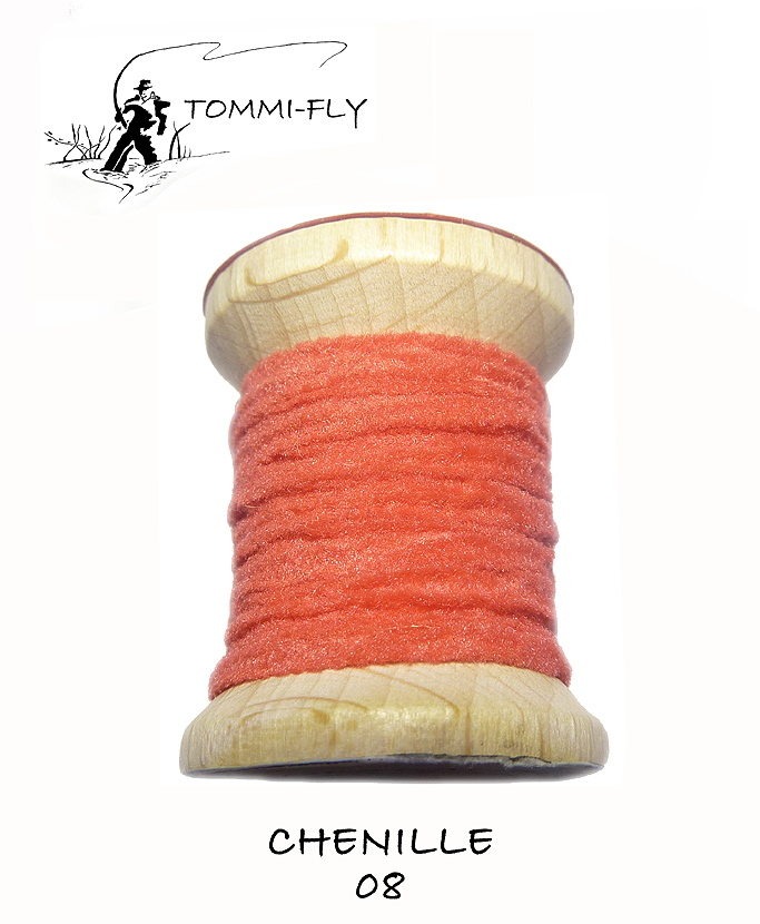 UV CHENILLE - červená