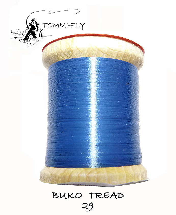 BUKO THREAD - šedomodrá