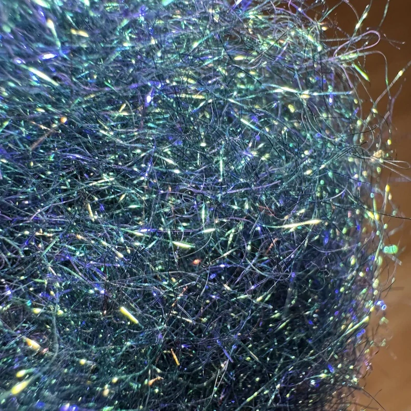 PEACOCK DUBBING - DARK VIOLET - red effect