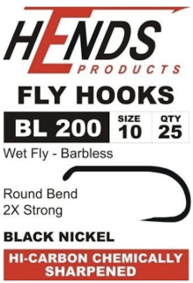 BL200BL, HENDS, bezprotihrotý, mokrý, černý nikl, vel. 8 - 14