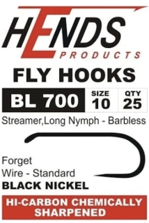 BL700BL, HENDS, bezprotihrotý, streamerový, černý nikl, vel. 6 - 14