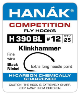 H390BL - klinkhammerový háček, Hanák Competition, vel. 10 - 20