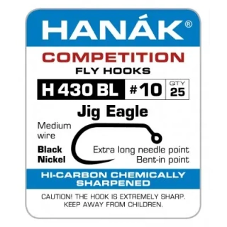 H430BL - jigový háček, Hanák Competition, vel. 10 - 16