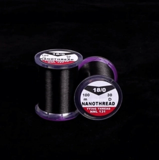 NANOTHREAD 30D - 18/0 Černá - Velká cívka