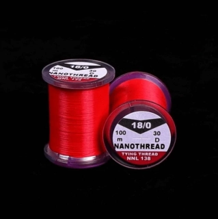 NANOTHREAD 30D - 18/0 Červená - Velká cívka