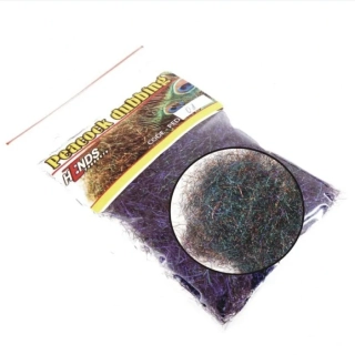 PEACOCK DUBBING - BRONZE/BLUE - violet effect