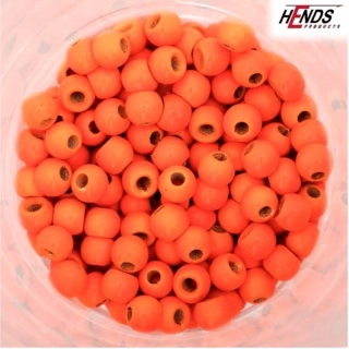 BRASS BEAD HEAD - FLUO ORANŽOVÁ