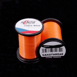 NANOTHREAD 40D - 16/0 Fluo orange - Velká cívka