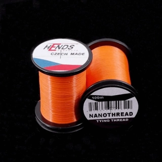 NANOTHREAD 100D - 2/0 Fluo orange - Velká cívka