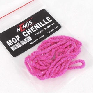 MOP CHENILLE - FLUO RŮŽOVÁ MOTTLED MOP 41