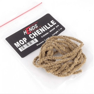 MOP CHENILLE - OLIVOVĚ ŽLUTÁ MOTTLED MOP 34