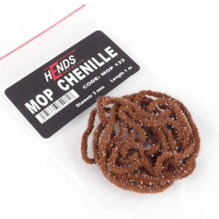 MOP CHENILLE - TMAVĚ HNĚDÁ MOP 133