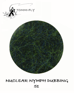 NUCLEAR NYMPH DUBBING - Green black