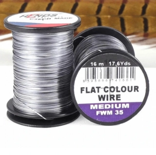 FLAT COULOUR WIRE MEDIUM - BRIGHT GREY FWM35