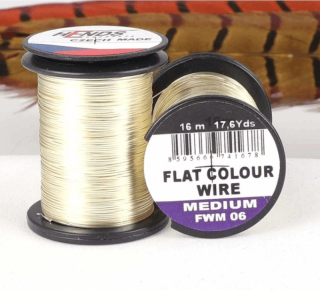 FLAT COULOUR WIRE MEDIUM - BRIGHT GREY FWM06