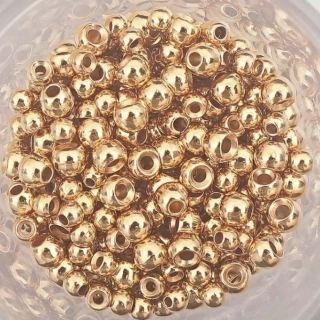 TUNGSTEN REGULAR BEADS - ZLATO TRG, 10ks