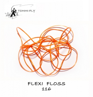 FLEXI FLOSS - fluo oranžová